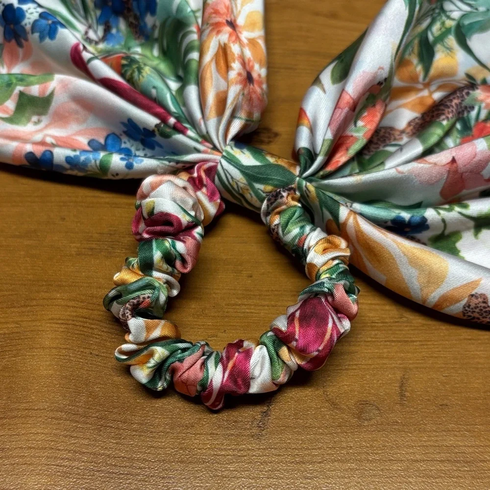 Floral Print‎ Hair Scarf